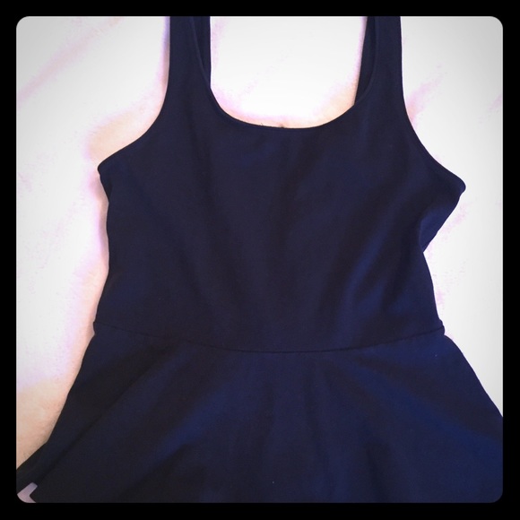 Express Sleeveless Peplum Top