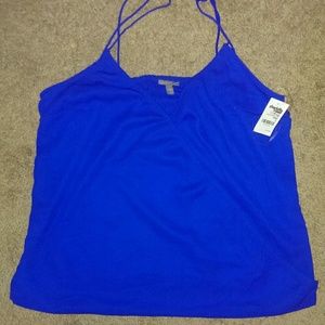 NWT Blue tank top
