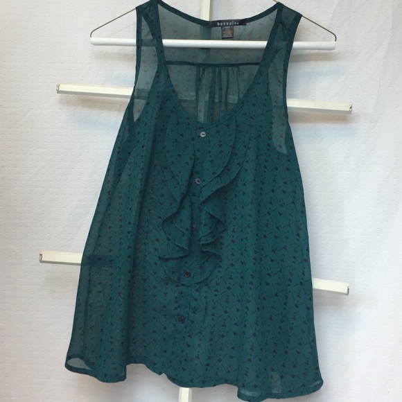 Bozzolo Hunter Green Blouse