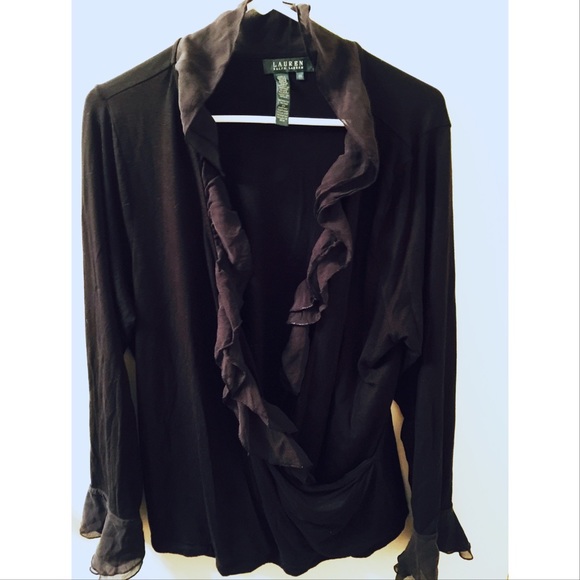 Ralph Lauren ruffle top