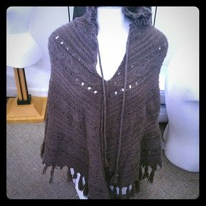 Very cute pull over shaw with hood