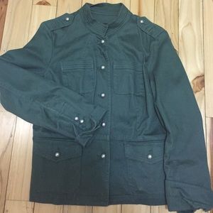 Green military style Jacket