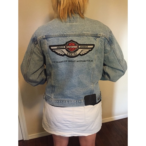 Harley Davidson Jean Jacket - Picture 4 of 4