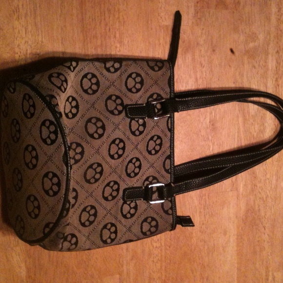 Cute puppy paws print purse great shape!!