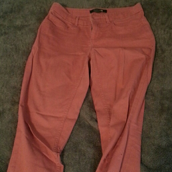 Salmon Skinny Jeans