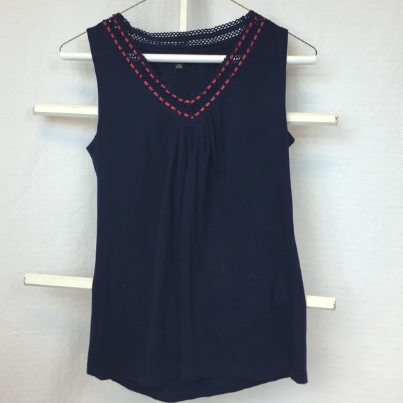 Navy Blue Talbots Tank Top