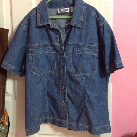 Vintage denim button up