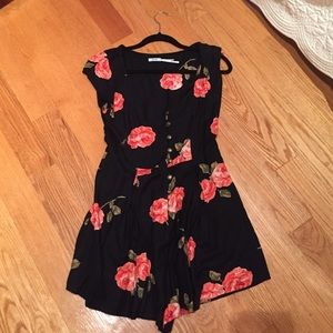 Urban outfitters floral romper size small