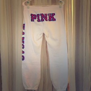 KU 'PINK' Victoria Secret Sweat Pants