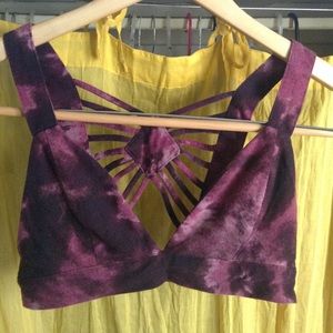 Purple Tie Dye Hippie Bandeaux!!