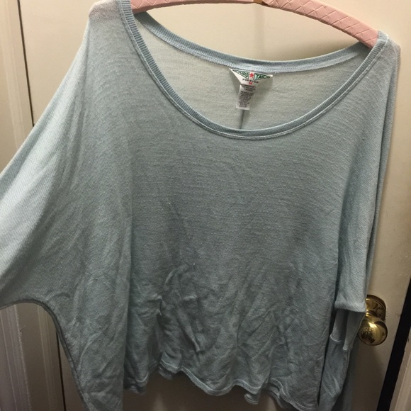 Hard tail knit top.