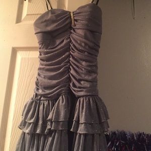Sparkly strapless dress