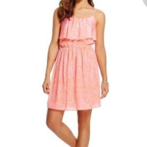 Lilly for Target XL Orange giraffeey flounce dress