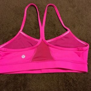 Lululemon Pink Flow Y Bra IV