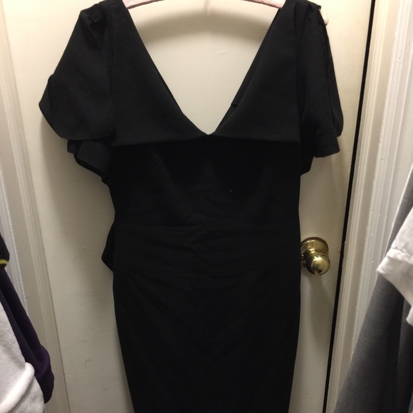 v neck Ted baker dress.