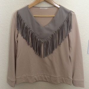 Nordstrom fringe sweater