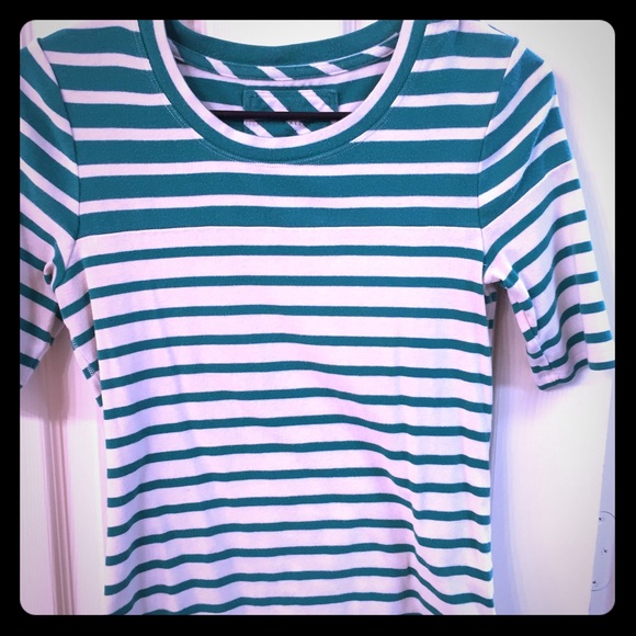 Striped Banana Republic Cotton Tee
