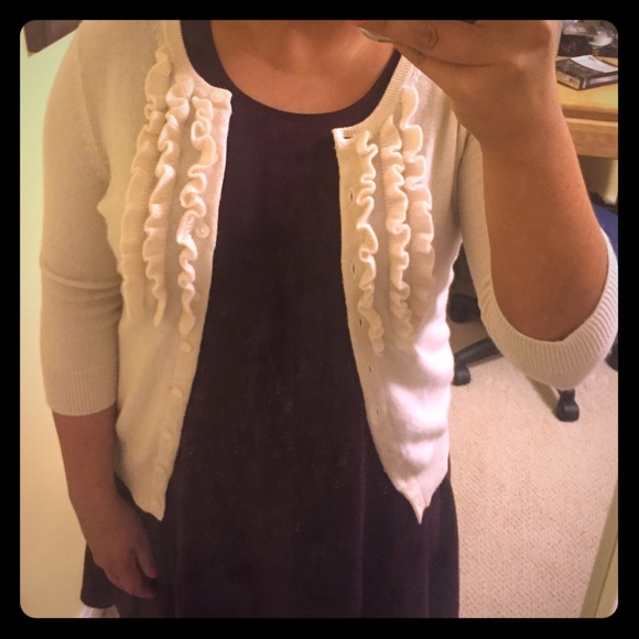 Aqua cashmere cardigan