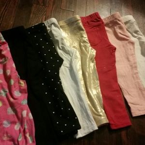 8 leggings size 3t