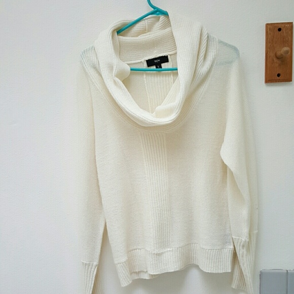 Creme cowl neck sweater