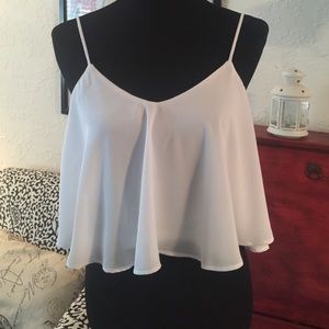 MuMu white crop top