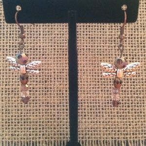 Dragonfly Earrings (purple)