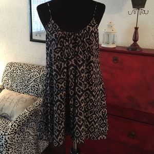 MuMu trapeze mini dress swirls
