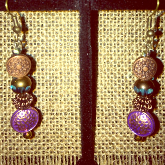 Rustic style earrings
