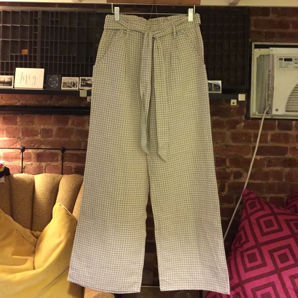 uniqlo wide leg high-waisted pant