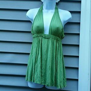 JIMMY'Z Surf Co Halter Tank Green Size XS BNWT
