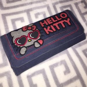 Hello Kitty denim wallet