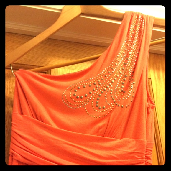 One shoulder women's dress