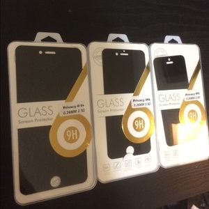 Privacy temper glass for iphone/samsung