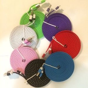 10ft cable charger for iphone/samsung