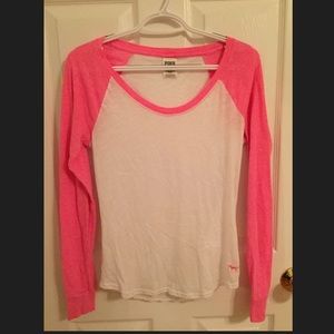 Hot Pink Baseball Tee