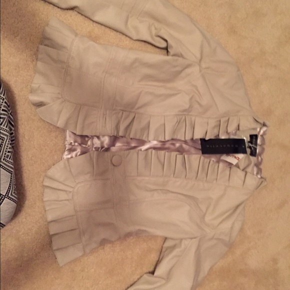 Brand new light brown jacket