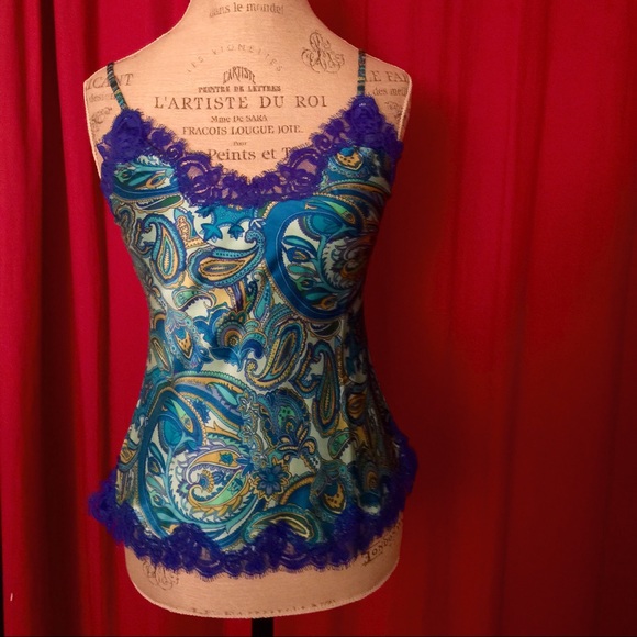 Badgley Mischka silk top