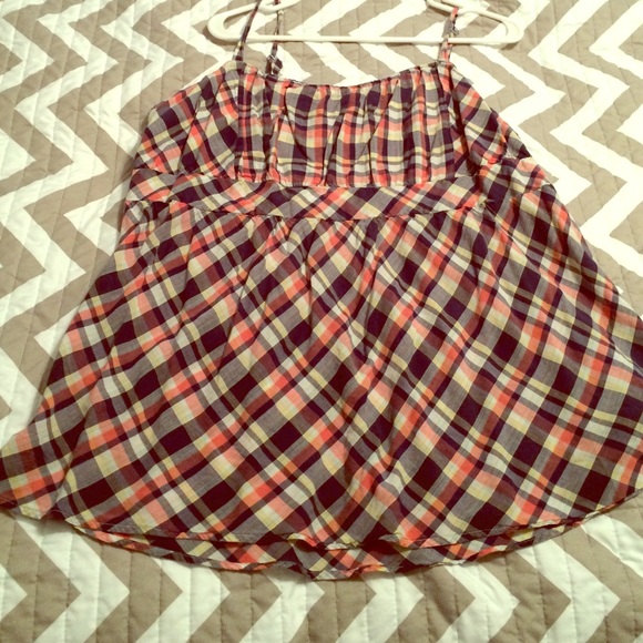 Plaid top