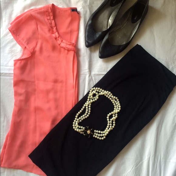 Coral Anne Klein Blouse
