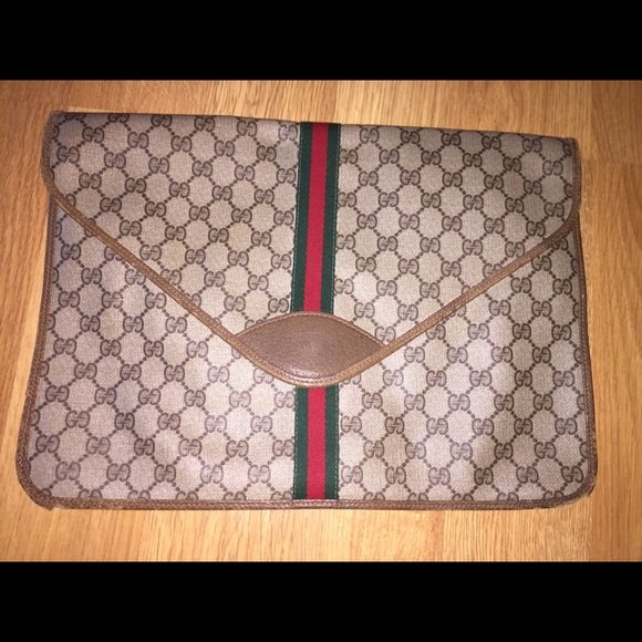 Vintage Gucci Clutch Monogram 1990's bag