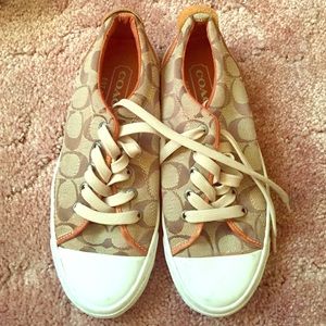 Coach canvas shoes