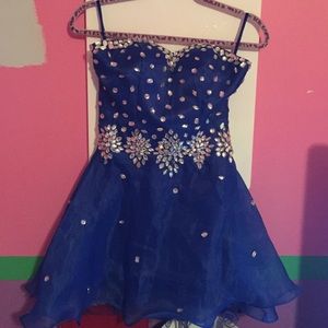 💙💙 homecoming bejeweled dress💙💙