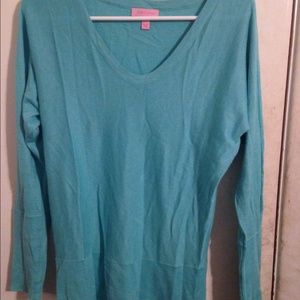 Lilly Pulitzer light blue sweater
