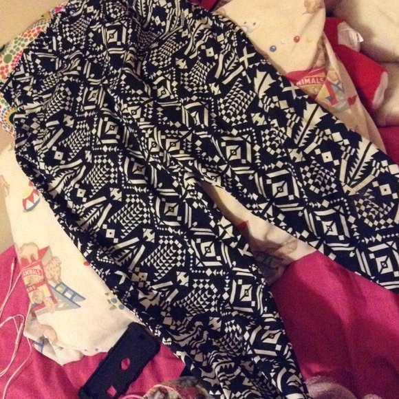 Black & white joggers