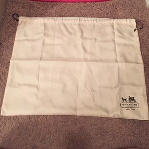 Large never used Coach dust bag!