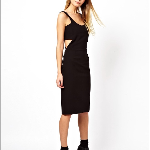ASOS ️Black zipper dress