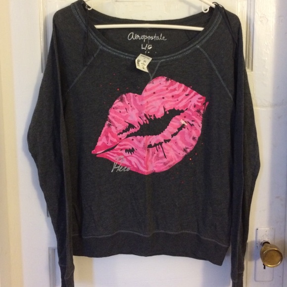 Gray long sleeve Areopostale shirt