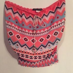 strapless top