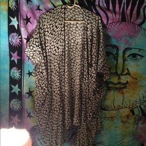 Brandy melville flower cardigan