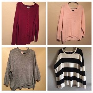 Oversized sweater bundle